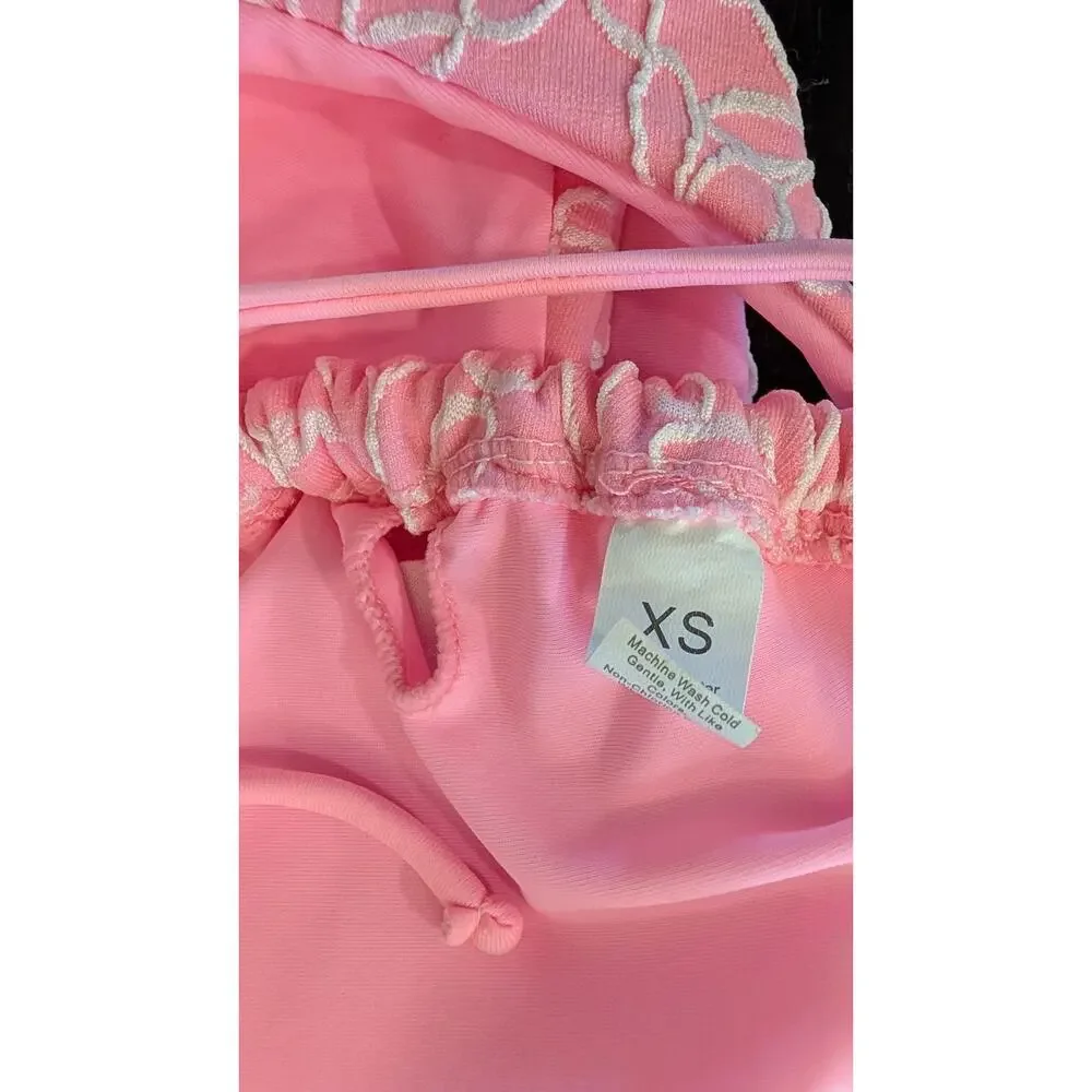 Soft Girl Bikini Bundle XS Coquette Floral Summer Swimwear